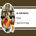 Tagore Girls P.G College, Principal: Mrs. Shalini Malhotra Interview